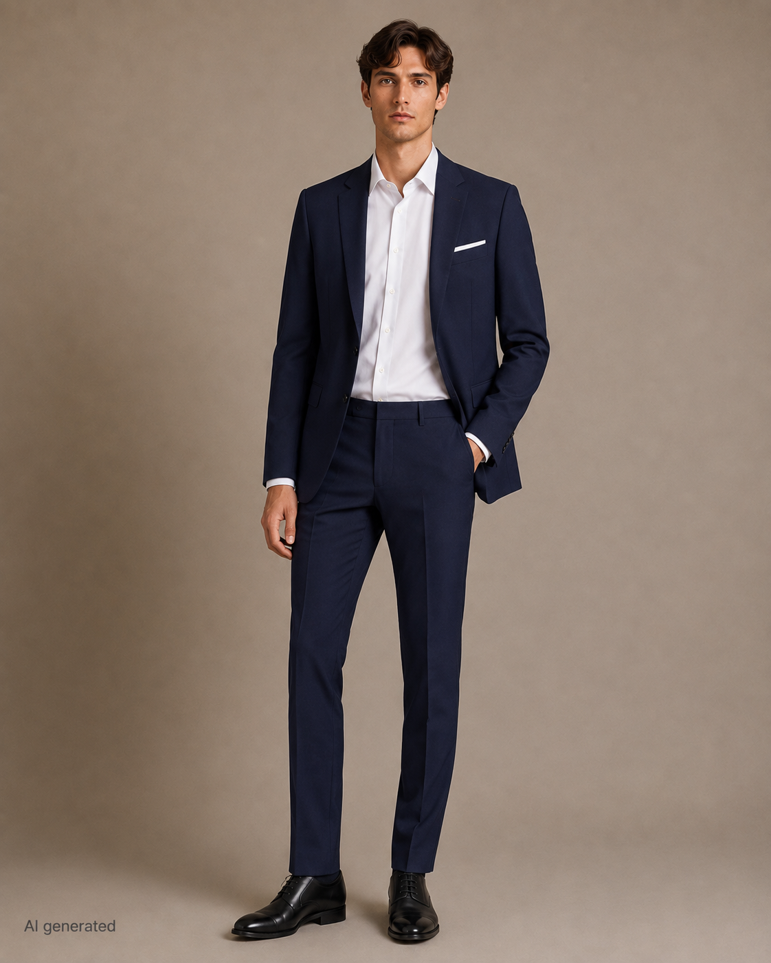 Indigókék Digel extra slim fit öltöny