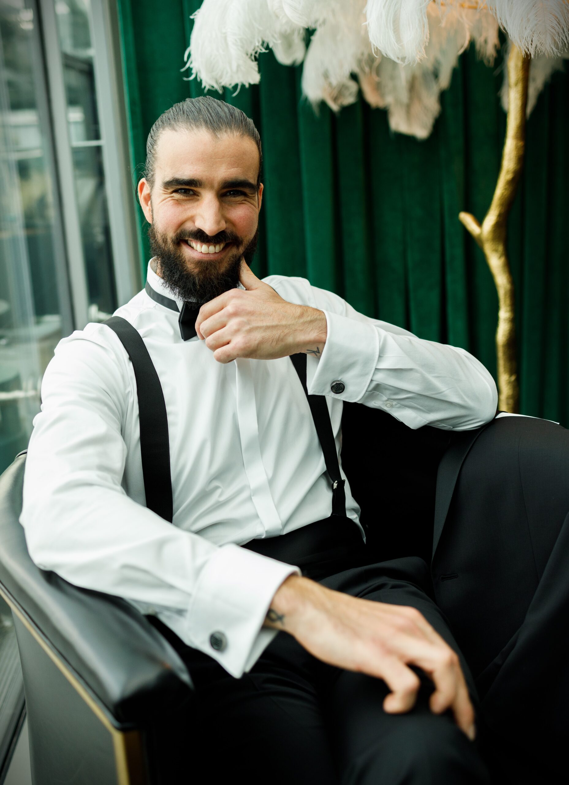 szmoking ing kiegészítőkkel