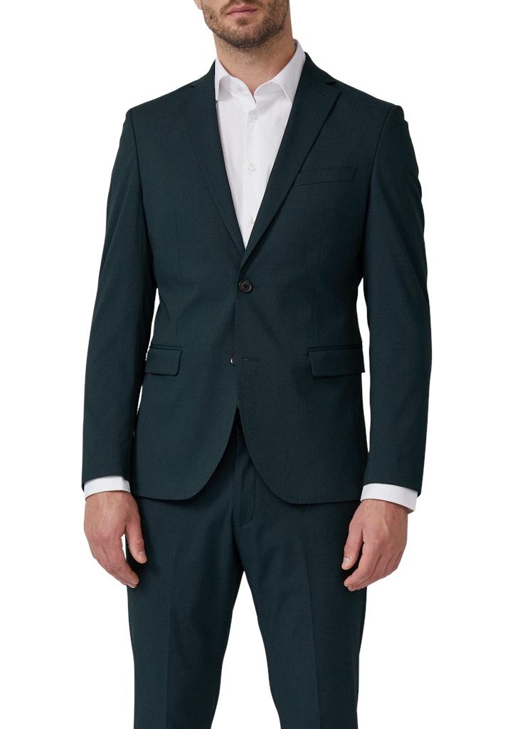 Sötétzöld slim fit s.Oliver öltöny