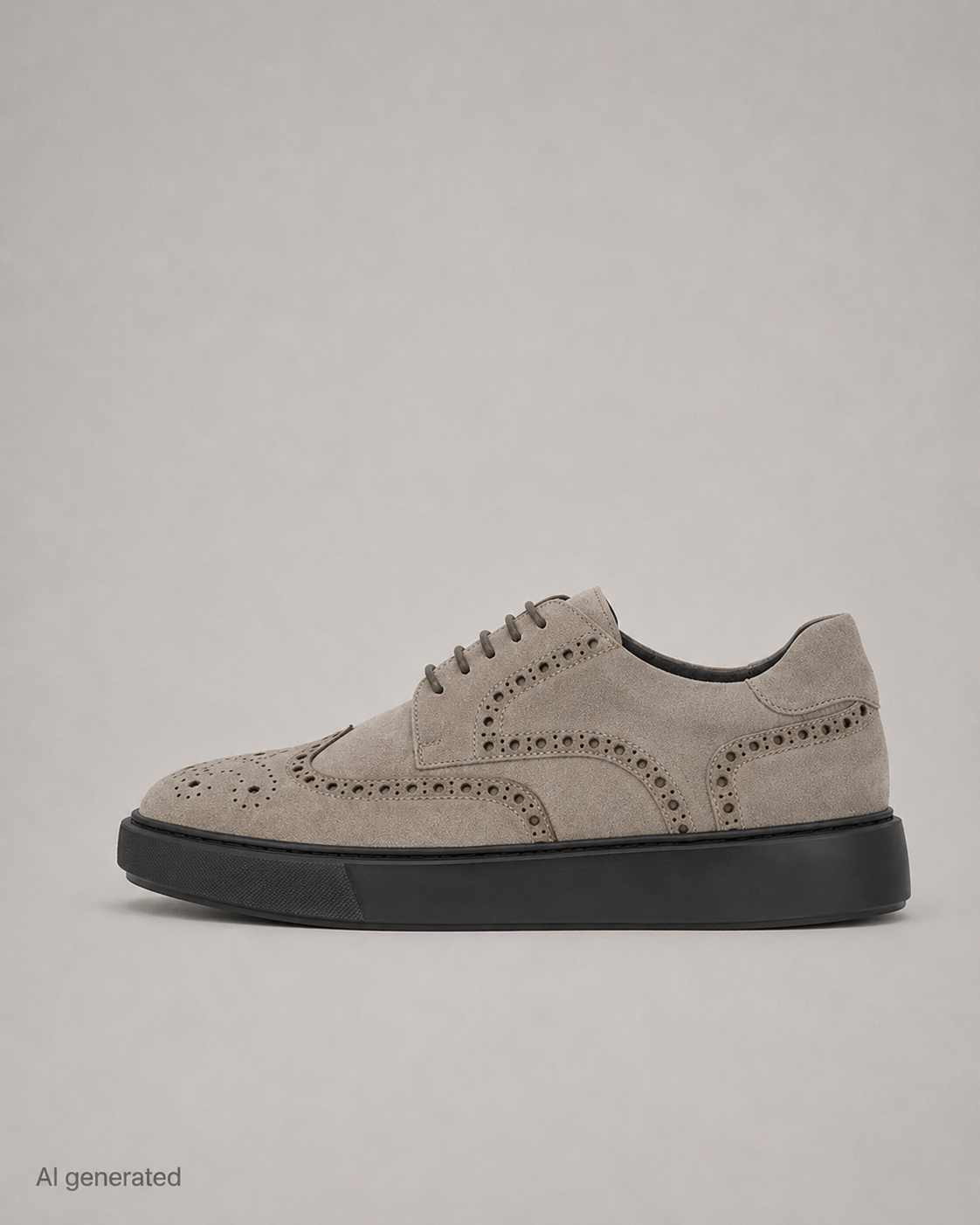 Homokszínű velúr Digel sneaker